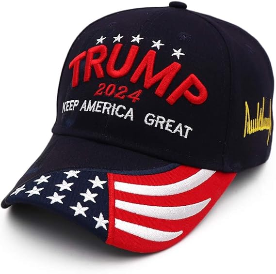 Trump 2024 Hat Keep America Great Take America Back Hat -- Black